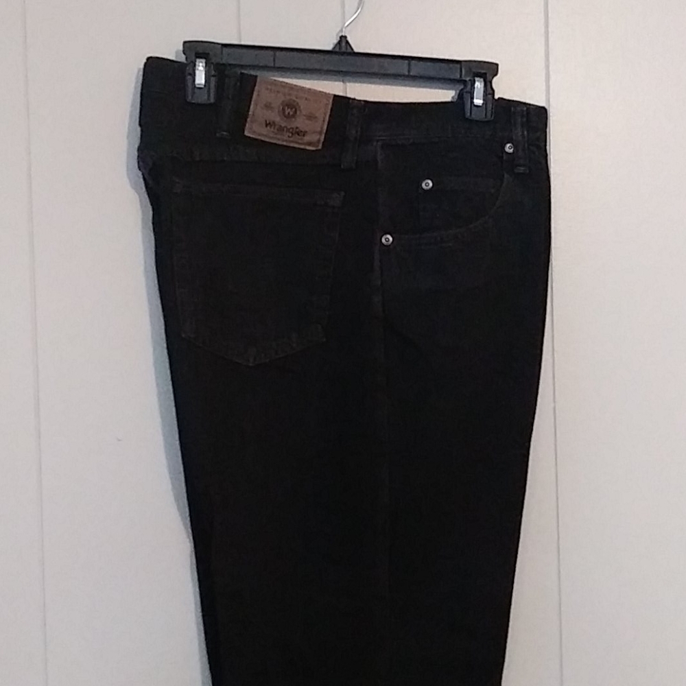 Mens Wrangler Black Denim Jeans